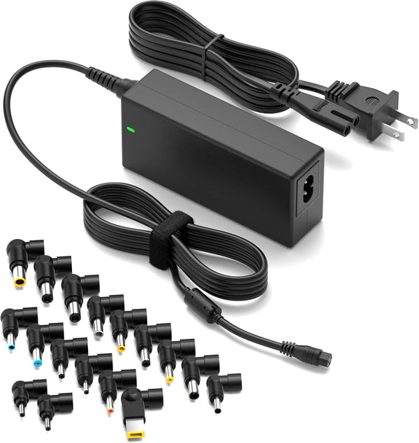 ZOZO Universal Laptop Charger, 90W AC Adapter for HP Dell Lenovo Acer Samsung with 17 Tips