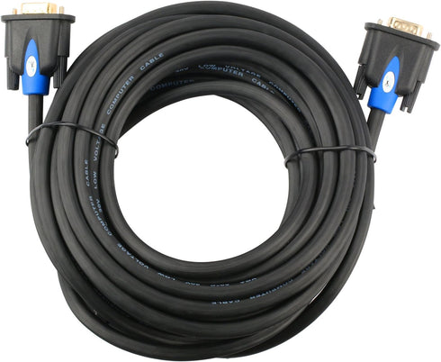 SHD VGA Cable VGA to VGA HD15 Monitor Cable for PC, Laptop, TV, Projector - 50 Feet