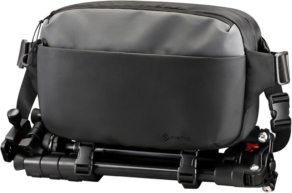 FINTIE Camera Sling Bag for DSLR/SLR/Mirrorless, Waterproof Crossbody Camera Case with Tripod
