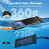 Floating Waterproof Phone Pouch/Case, IP68 Dry Bag for iPhone 15 Pro Max, Samsung Galaxy S24, Phones Under 6.9 in, 1