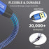 LDKCOK 15FT, 3.0 Set-Top USB to USB Cable Durable Braided USB Male to Male Type A to Type A Data Transfer Cable