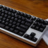 114 Keys PBT Doubleshot WOB Keycaps Cherry Profile Black Keycap Set for 61/64/87 Cherry MX Switches Mechanical Keyboard