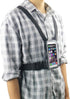 Smartphone Outdoor Chest Strap Mount + Waterproof Case Holder, Fits up to 5.5inch Mobile Phones for Outdoor Activities