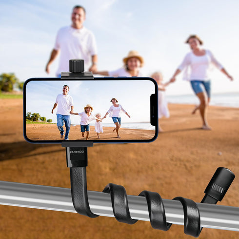 Adjustable Gooseneck Phone Holder, Suitable for Mic Stand, Baby Strollers, Treadmills, Shopping Carts, Bicycles, Cars