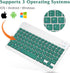 Rechargeable Bluetooth Keyboard and Mouse Combo, Ultra Slim Full-Size Keyboard and Ergonomic Mouse for Samsung Smart TV