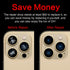 2PCS ASDAWN Back Rear Camera Lens Glass Replacement for iPhone 13 Pro Max and 13 Pro with Pre-Installed Adhesive +