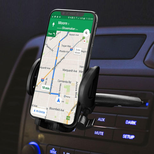 Cellet Universal CD Slot Phone Mount, 360° Rotating Car Phone Holder with Secure CD Slot Base