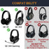 SOULWIT Ear Pads Cushions + Headband + Silicone Earpads Cover, Replacement Kit for Bose QuietComfort 35 QC35, QC35 ii