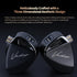 KZ Vader Triple Driver HIFI IEM Music Earphone, Wired Sport Earbud Headphones with 4 Tuning Levels, Balanced Version,