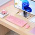 MEETION Wireless Keyboard and Mouse, Full-Sized Cordless Keyboard Mouse with 3 DPI Adjustable USB A and USB C Adapter,