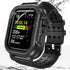 Hensinple Waterproof Case for Apple Watch Band 45mm Series 8/7 with Built-in Screen Protector, IP68 360 Full Protective