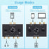 ATNEDCVH 3.5mm 1 2 2 1 2-Way RCA Port in Out / in Out Bi-Directional Audio Switcher, Stereo L/R Sound Channel Speaker