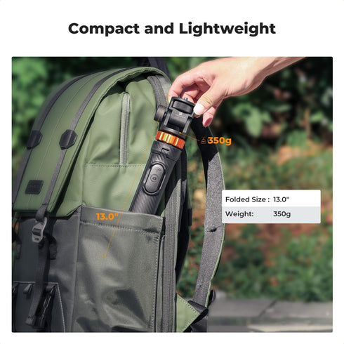 K&F Concept 69" Extendable Light Stand with 1/4" Screw, 360° Ball Head Mini Tripod for Camera, Phone, Projectors