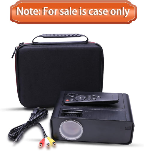LTGEM Hard Case for ELEPHAS Mini WiFi Projector 2023 Upgraded (Inside: 9.8"x7"x3.5")