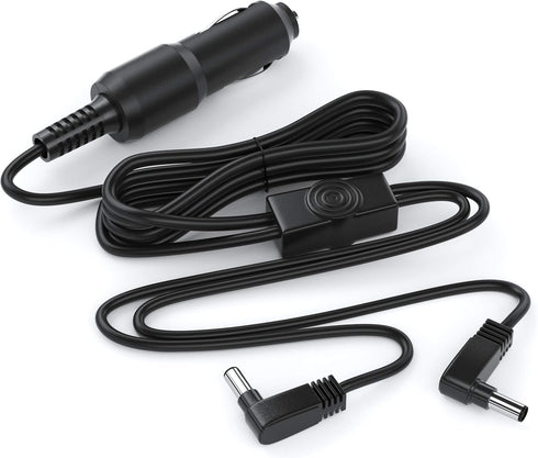 Pwr+ Extra Long 11 Ft Car Charger for Sylvania FANGOR NaviSkauto WONNIE Headrest Dual Screen Portable DVD Player