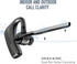 Conambo K18 Bluetooth Headset V5.1 - Wireless Headset with Dual Mic CVC8.0 Noise Canceling for Trucker Work, Cell Phone