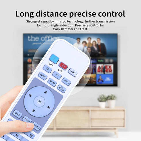 PZL Replacement Remote Control for BenQ Digital Projector HT2050A W1050 HT1070A TH670 HT2050 HT4050 W1350 W2000 HT3050