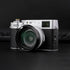 Haoge LH-X53B 3in1 Lens Hood with Adapter Ring with Cap Set for Fujifilm X100VI Fuji FinePix X70 X100 X100S X100T X100F X100V Camera Black replaces Fujifilm LH-X100