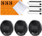 K&F Concept 37mm 9-in-1 Center Pinch Lens Cap + Anti-Loss Keeper Leash + Microfiber Cleaning Cloth Kit