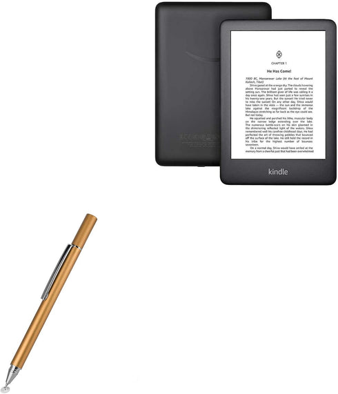 BoxWave Stylus Pen - FineTouch Capacitive Stylus for Amazon Kindle (10th Gen 2019) - Super Precise - Champagne Gold