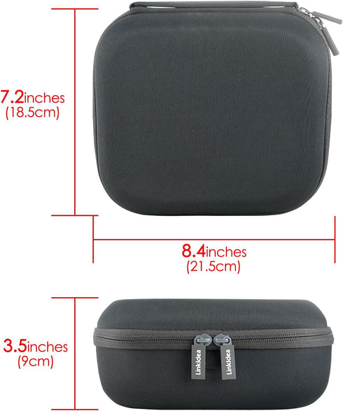 Linkidea Headphones Carrying Case, Compatible with Skullcandy SLYR Pro, Sony PS5, Sennheiser PC373 (Grey)
