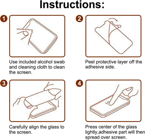 Pehael iPhone 14 Pro Privacy Screen Protector & Camera Lens Protector - 2+2 Pack, 9H Hardness, Easy Bubble-Free Install.