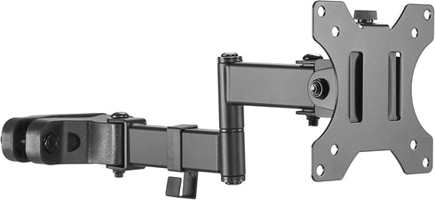 Amer 75mm 100mm 17 32 inch PM111 Universal Full Motion Pole Mount Monitor Arm with Removable and VESA Plate, Fits