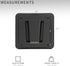 VIVO Anti-Rust Plastic Polymer RV TV Mount for up to 43 inch Screens, VESA 100x100mm, Holds up to 30 lbs, Black