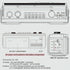 WISCENT 80's Cassette Retro Player Recorder with AM/FM/SW Radio, Bluetooth Boombox, USB, Built-in MIC for Voice