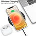 ORNARTO Slim Liquid Silicone 3 Layers Full Covered Soft Gel Rubber Phone Case Cover for iPhone 12 and iPhone 12 Pro 6.1