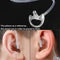 HYS Clear Soft Earmold Replacement Ear Pieces for Transparent Air Acoustic Security Radio Surveillance Headset