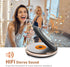 HOTT C105 CD Player Portable Anti-Shock Personal Portable CD Player with Headphones USB AUX Output for Car Travel Home