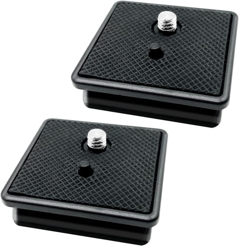 IOUALEY 2 Pack 41mm Tripod Quick Release Plate Camera Mounting Adapter, QR Plate