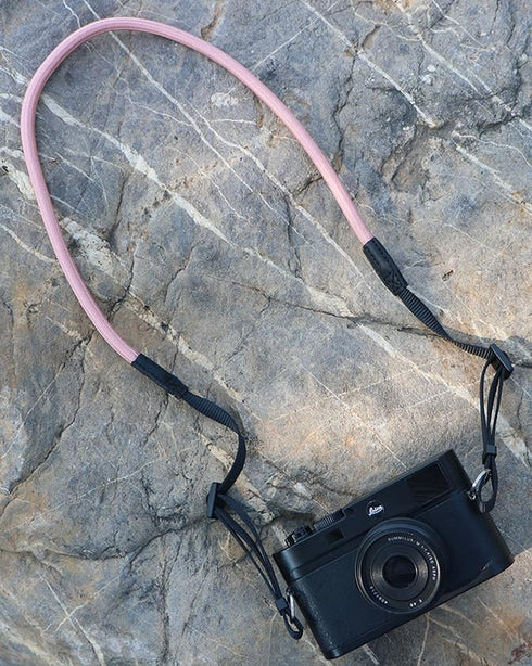 Quick Release Camera Neck Strap Shoulder Strap Belt for Mirrorless Digital Cameras Climbing Rope with Quick Release QD Loops Connector with O-Ring Adjustable Length 30-53inch Pink