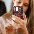 Cool Red Eye Phone Case, Trippy Scary Horror Eyeball Pattern for iPhone 12/12 Pro, Non-Slip Design, Shock Absorption
