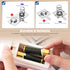 Glarks 100pcs 10 Sizes AA Nickle Plated Battery Springs Kit, Batterys Negative to Positive Conversion Springs Contact