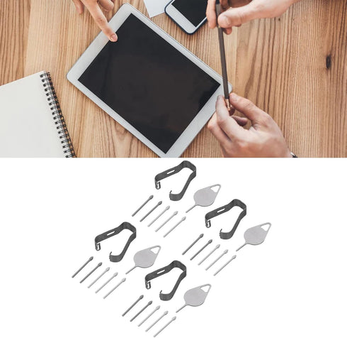 20x Replacement Touch Stylus Tips for Galaxy Tab S6 Lite 10.4" SM P610 P615, Includes 4 Tweezers, 4 Ejector Pins