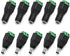 CHANZON 10Pcs Male and Female 5.5mm x 2.1mm 12V DC Power Jack Connector, 24V Socket for LED Light Strip CCTV Security