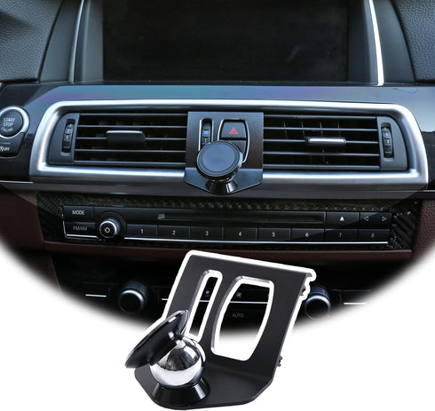 LLKUANG 360-Degree Rotary Cell Phone Holder for BMW 5 Series F11 F10 F07 2010-2016 - Black (Magnet)