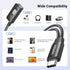 UGREEN Magnetic USB C to 3.5mm Audio Adapter and Charger, 2 in 1 Hi-Res 32bit/384kHz Aux to USB C with PD 60W Fast