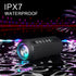 Ortizan Portable Bluetooth Speaker - IPX7 Waterproof with 24W Loud Stereo Sound, RGB Lights, 30H Playtime