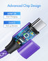etguuds 10ft USB C to USB C Cable 2-Pack, 60W Fast Charging Cord for iPhone 15 Pro Max/Plus, Macbook/iPad, Samsung