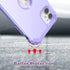 IDweel Hybrid 3 in 1 Shockproof Heavy Duty Case for iPhone 11 with Tempered Glass Screen Protector, Purple