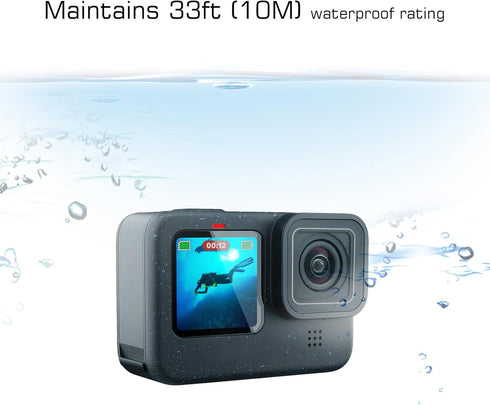 Protective Lens Replacement for Gopro Hero 12 12Mini 11 10 9 Black Camera, Waterproof UV Glass Cover Repair Part