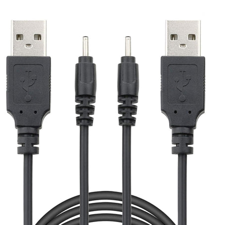 USB to DC 2.0mm Cable 3.3ft, Type A Male to DC 2.0mm Power Adapter Connector for Charging Phones, Headphones, Speakers