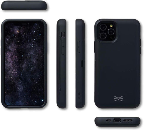 TORU CX PRO for iPhone 11 Pro Case Wallet | Protective Shockproof Heavy Duty Cover with Card Holder - Black