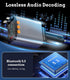 50W MP3 12V/24V PD Car Charger with Bluetooth FM, Retractable Type-C & Lightning Cables, Hands-Free Calling Kit, USB