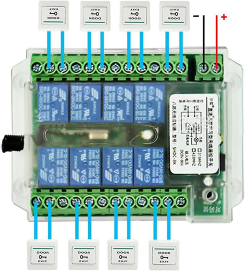 DAGIJIRD 8 Channel Wireless Remote Control Relay Switch Remote Relay ON Off Switch