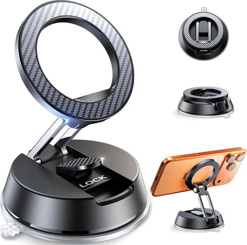 ACMEZING NeverFall Car Phone Holder for MagSafe [78+LBS Ultra Grip | 2400gf Magnetic