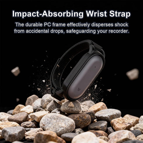 Hubaltuye Compatible Bee AI Wearable, Plaid Note Pin, PN AI Wristband, Replacement Band + PC Frame for PN AI Recorder